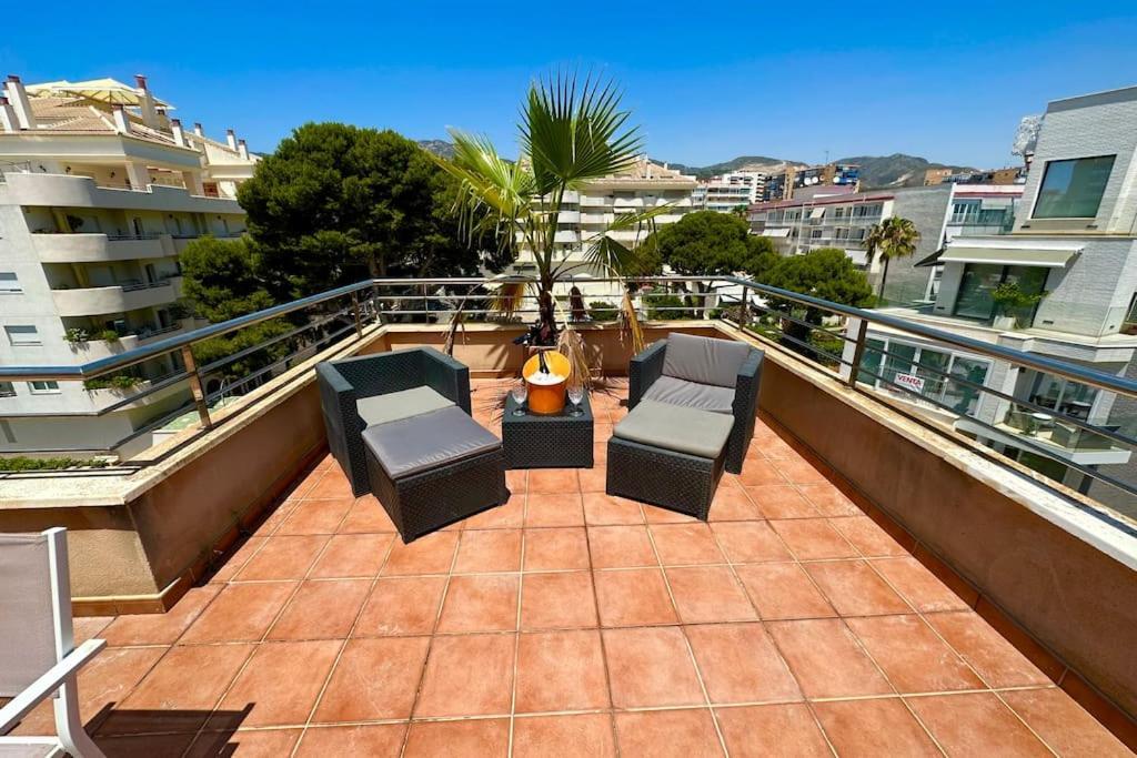 托雷莫利诺斯Atico Puerto Marina 2 Hab Con Piscina, 500M De La Plata公寓 外观 照片