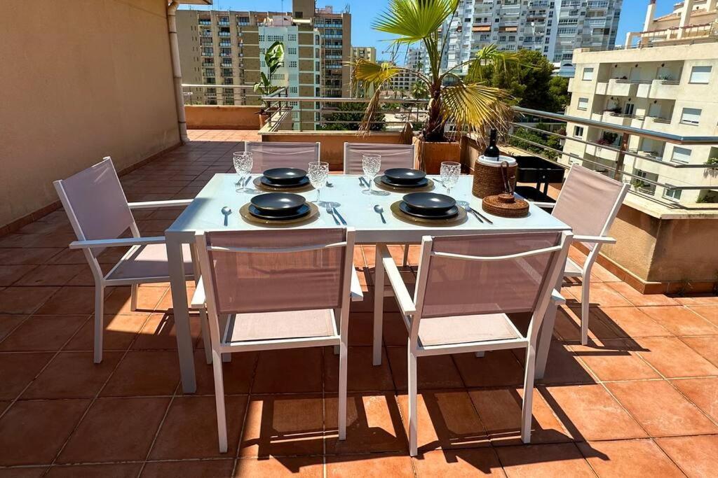 托雷莫利诺斯Atico Puerto Marina 2 Hab Con Piscina, 500M De La Plata公寓 外观 照片