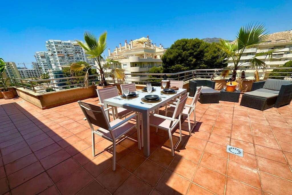 托雷莫利诺斯Atico Puerto Marina 2 Hab Con Piscina, 500M De La Plata公寓 外观 照片